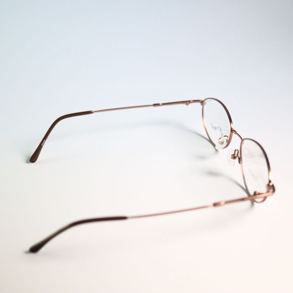 Bend-a-Bout Flex Titanium hinges eyeglasses golden frame 51-17 135 Champagne N14 - Picture 10 of 11